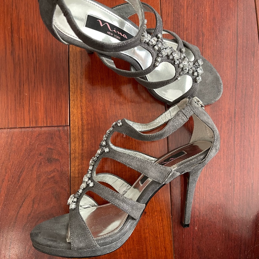Nina New York Embellished Heels